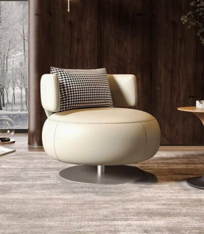 fotoliu swivel rotund