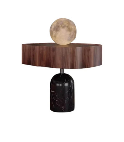 măsuță dormitor marmura si lemn